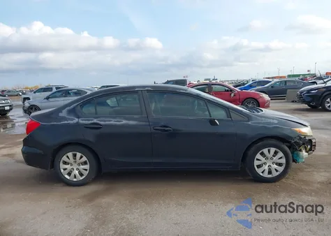 2012 Honda Civic Lx z USA, uszkodzony, nr VIN 2HGFB2F56CH610330